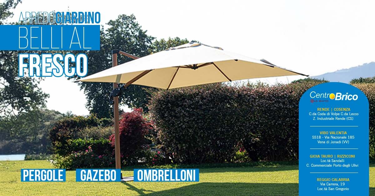 Belli al fresco : Pergole, Gazebo e Ombrelloni